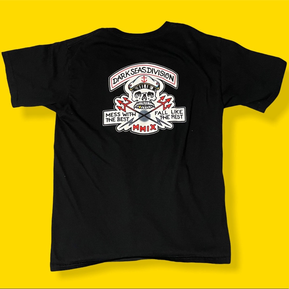 Dark Seas Division Front And Back Print Shirt